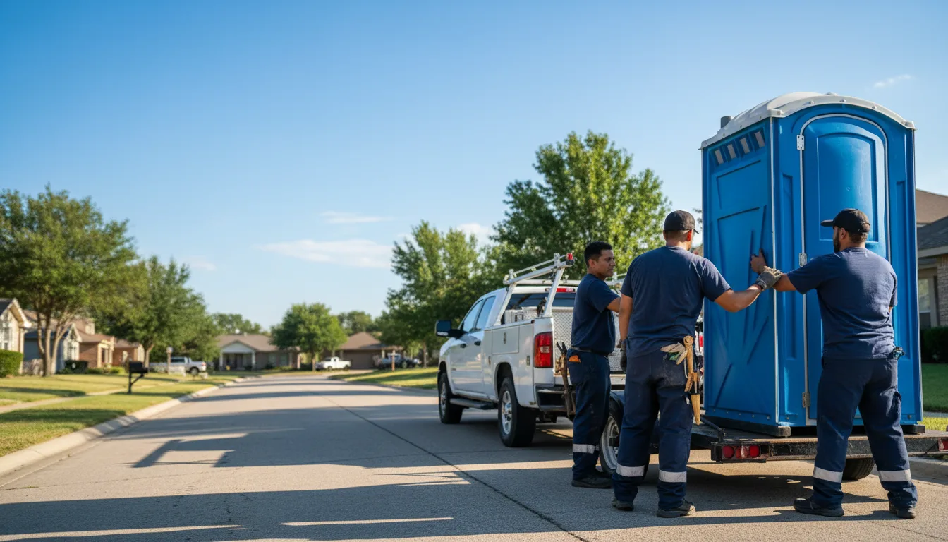 Portable Toilet Rental in Farmersville, TX near me